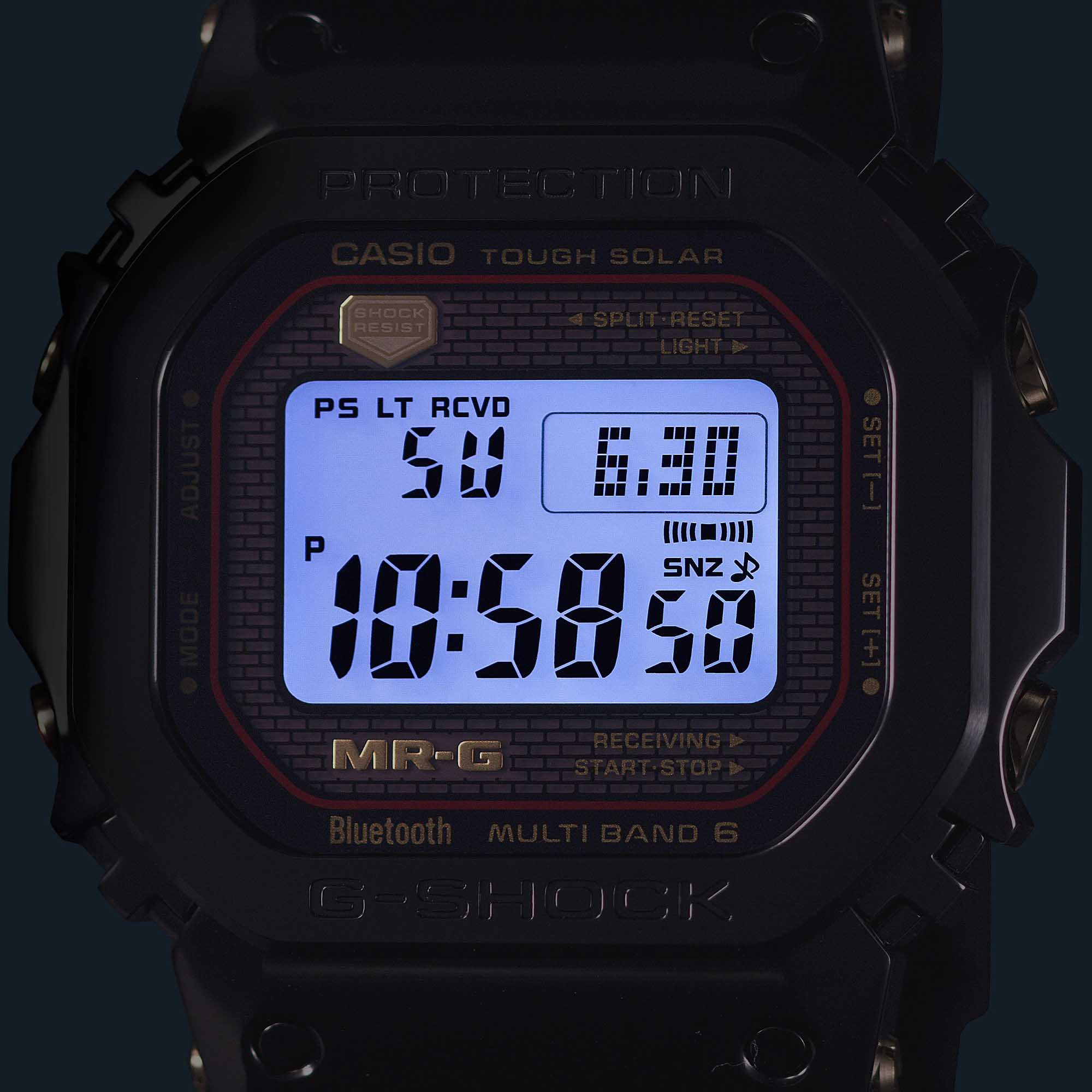 Casio Casio G-Shock MRG-B5000B-1DR (MRG-B5000B-1) MRG — детали корпуса и титановый