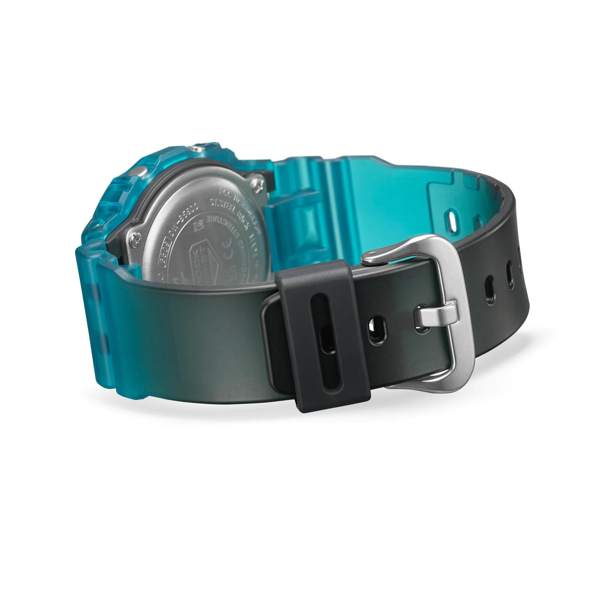 Casio DW-B5600G-2 мужские часы застежка крупным планом