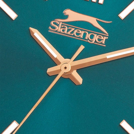 Slazenger Slazenger SL.09.2304.3.07 кварцевые женские часы часы крупный план зеленый циферблата