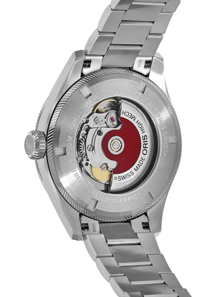 Oris Oris Propilot Big Crown Propilot Big Date 01 751 7761 4164-07 8 20 08  — детали корпуса и нержавеющая сталь
