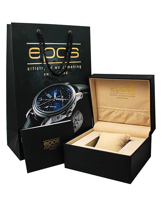 Epos Epos Originale 3441.131.99.52.55,  швейцария мужские часы на браслете каучук боковой вид