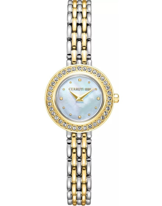 Cerruti 1881 Cerruti 1881 Matera CIWLG0073005  CIWLG0073005 кварцевые женские часы перламутровый циферблат, браслет нержавеющая сталь с ip-покрытием — вид спереди