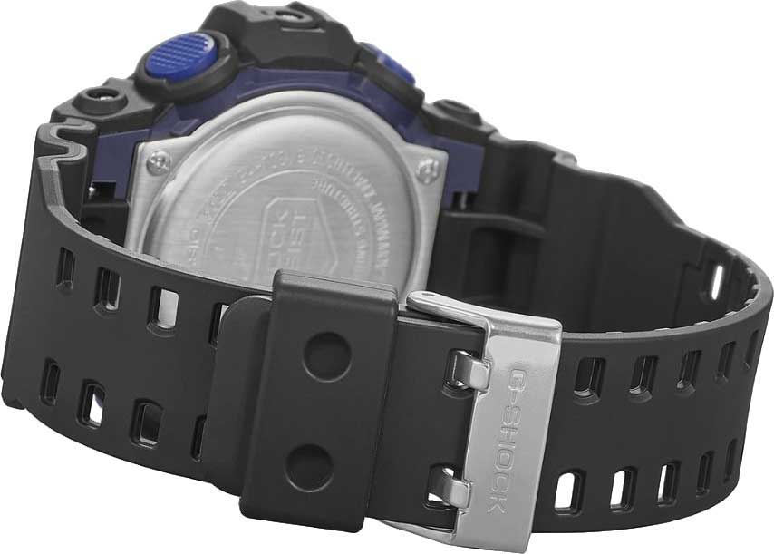 Casio Casio G-Shock GA-700VB-1A мужские часы фиолетовый циферблат на запястье