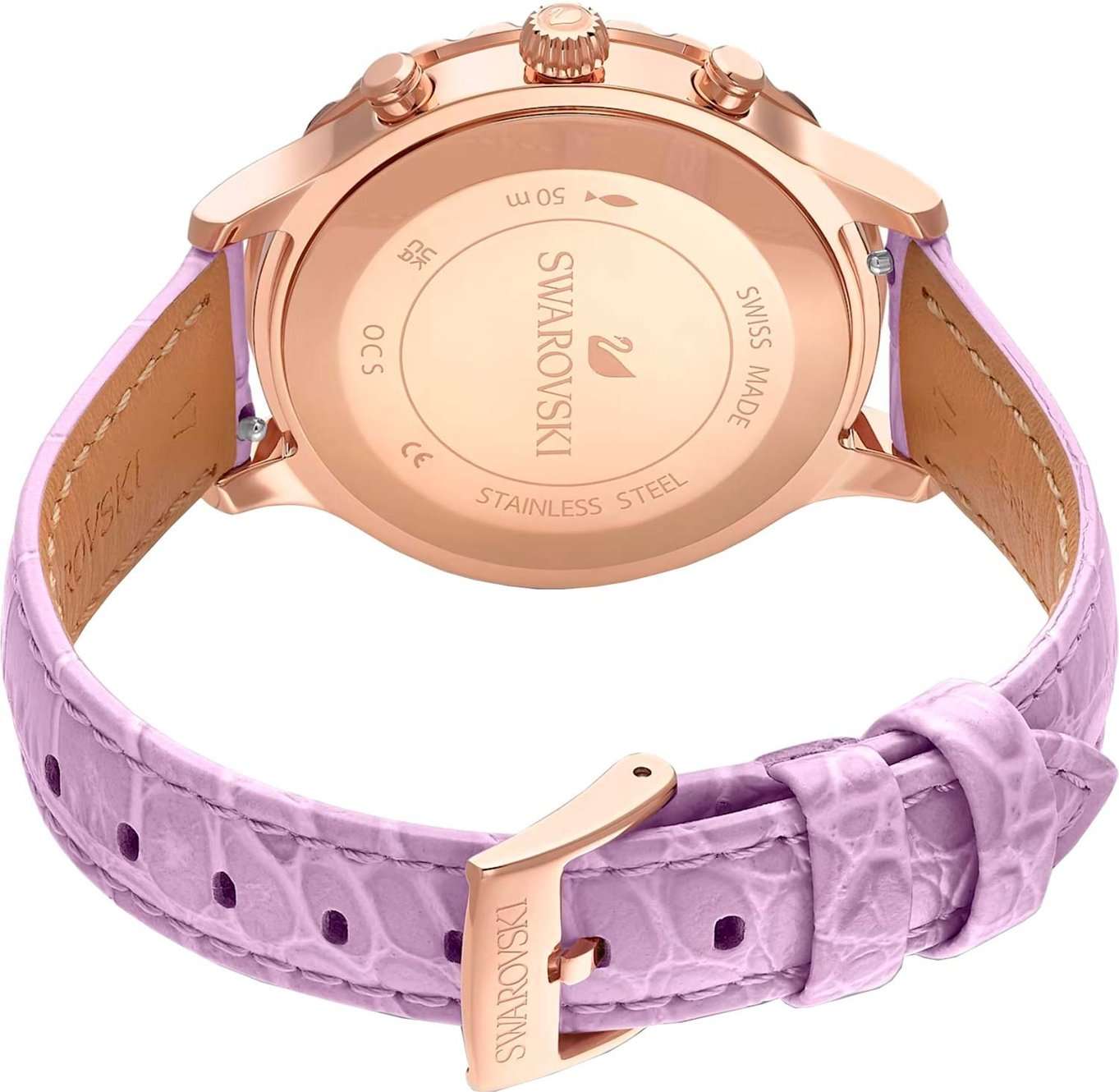 Оригинальные часы Swarovski Swarovski Octea Lux Chrono 5632263 кварцевые калибр механизма  общий вид