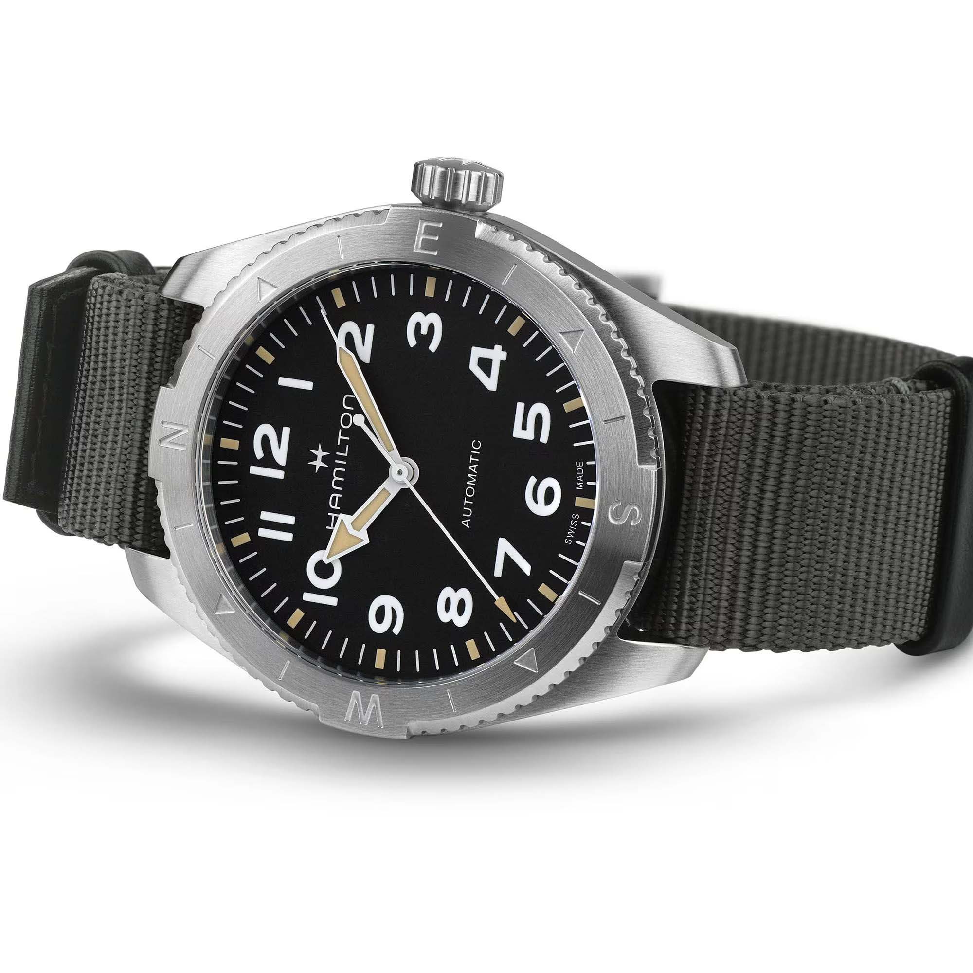 Hamilton Hamilton Khaki Field Expedition Auto H70315930  — детали корпуса и тканевый