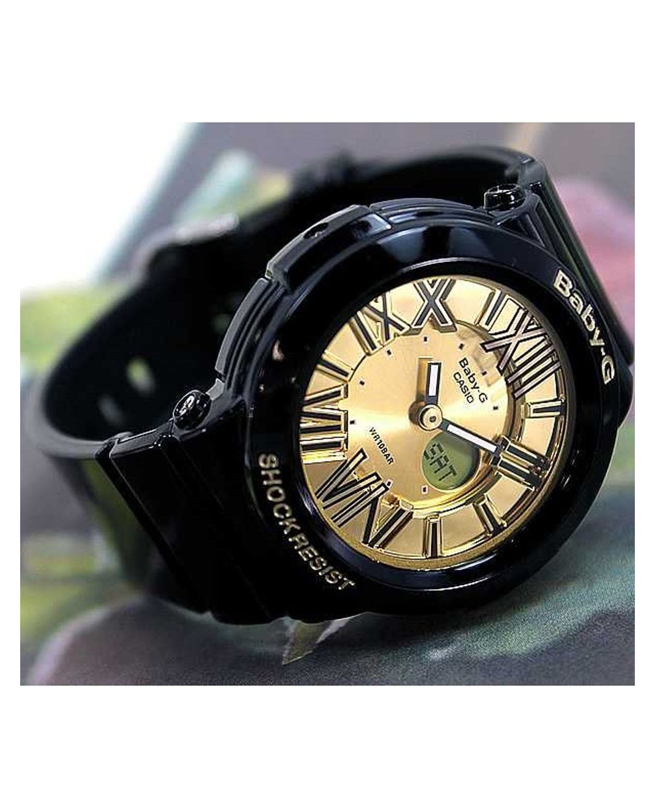 Casio Casio Baby-G BGA-160-1BDR женские часы золотой циферблат на запястье