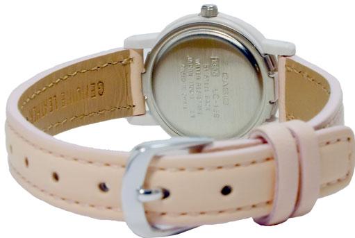 Casio Casio Collection LQ-139L-4B2, collection япония женские часы на браслете кожаный боковой вид