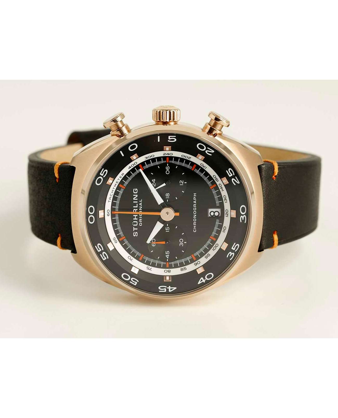 Stuhrling Stuhrling Monaco 1000.03  - задняя крышка металл сталь корпуса, сша часы
