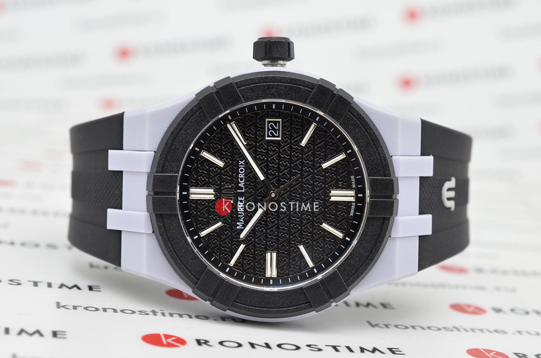 Maurice Lacroix Maurice Lacroix Aikon Tide Special Edition FIBA 3x3 AI2008-20YZ0-200-0 , наручные мужские часы фото под углом