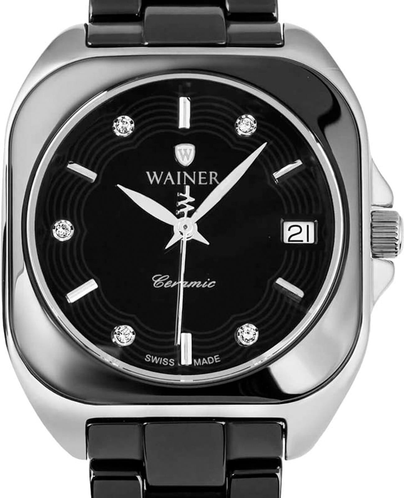 Wainer Wainer Ceramic WA.18070-C , наручные женские часы фото под углом