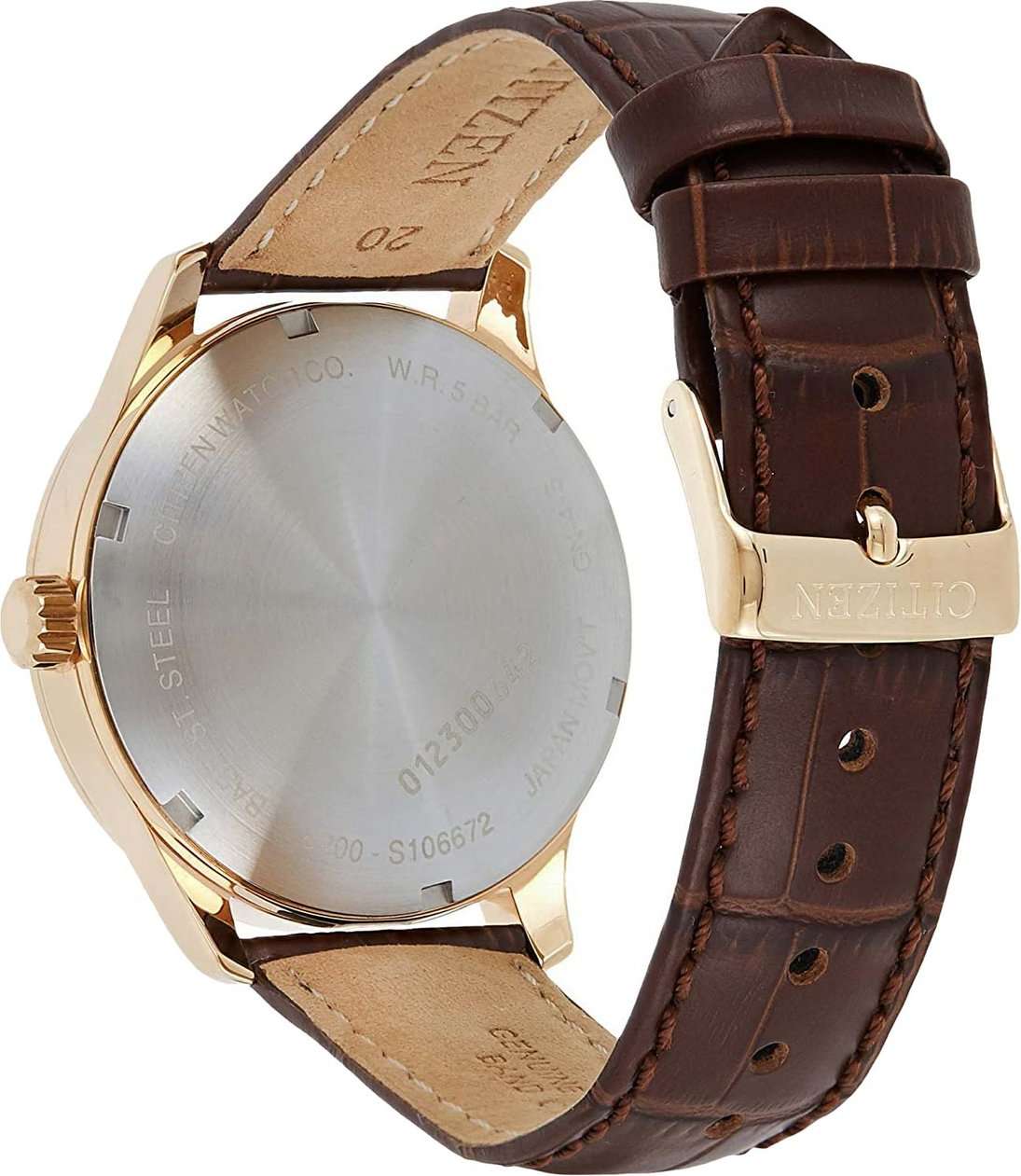 Citizen Citizen Automatic NH8353-18A мужские часы бежевый циферблат на запястье