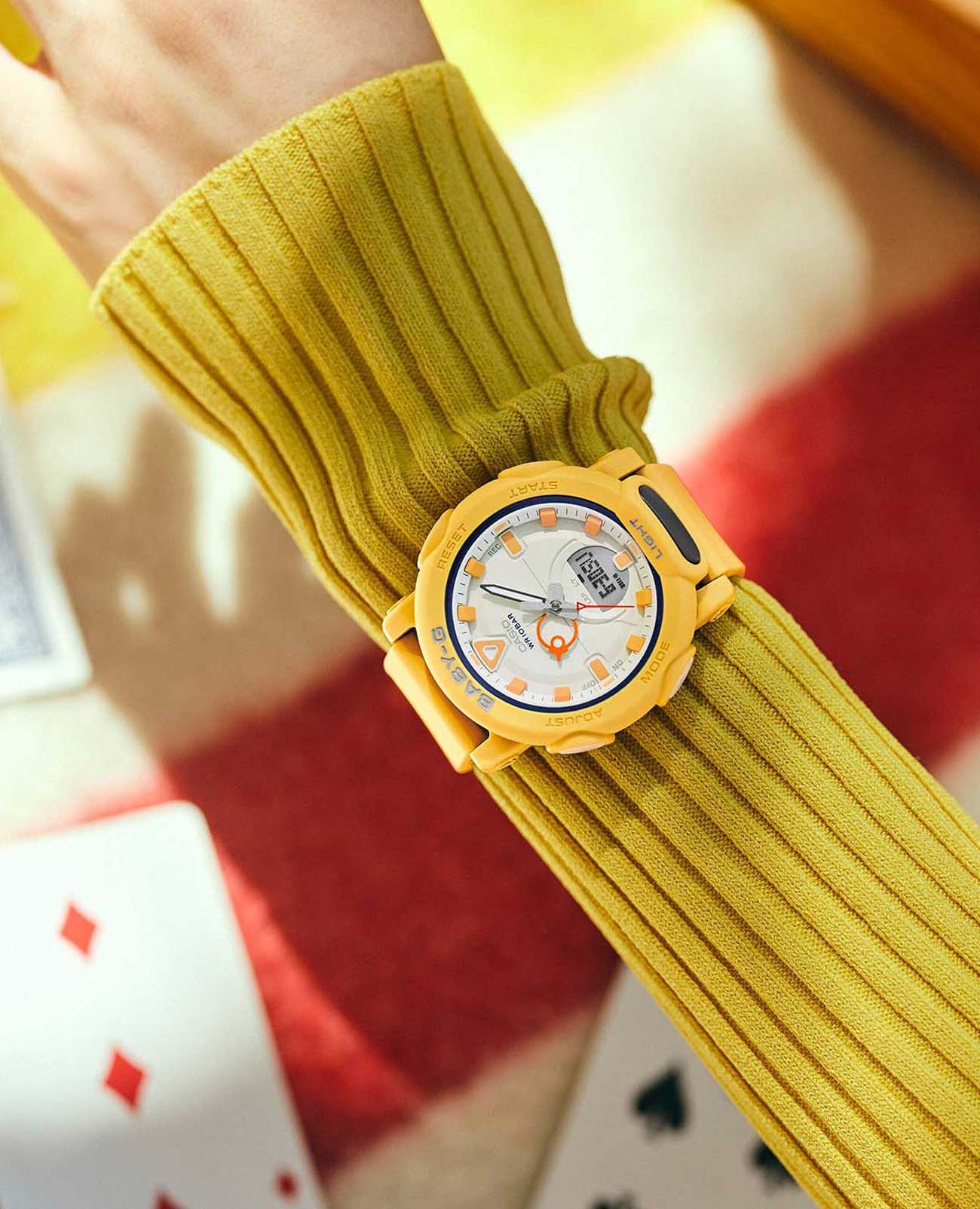Casio Casio Baby-G BGA-310RP-9ADR (BGA-310RP-9A) , наручные женские часы фото под углом