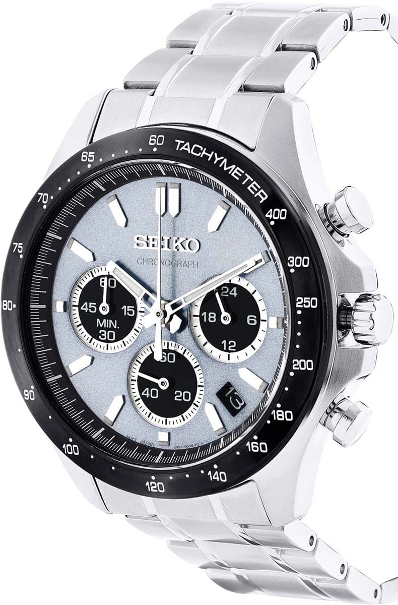 Seiko Seiko Spirit Chronograph SBTR027  - задняя крышка сталь металл корпуса, япония часы