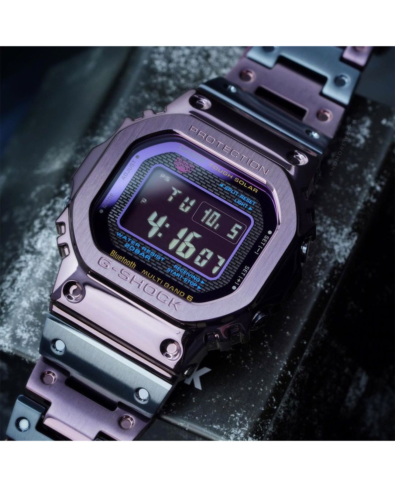 Casio Casio G-Shock GMW-B5000PB-6 лимитированной серии - задняя крышка сталь металл корпуса, япония часы