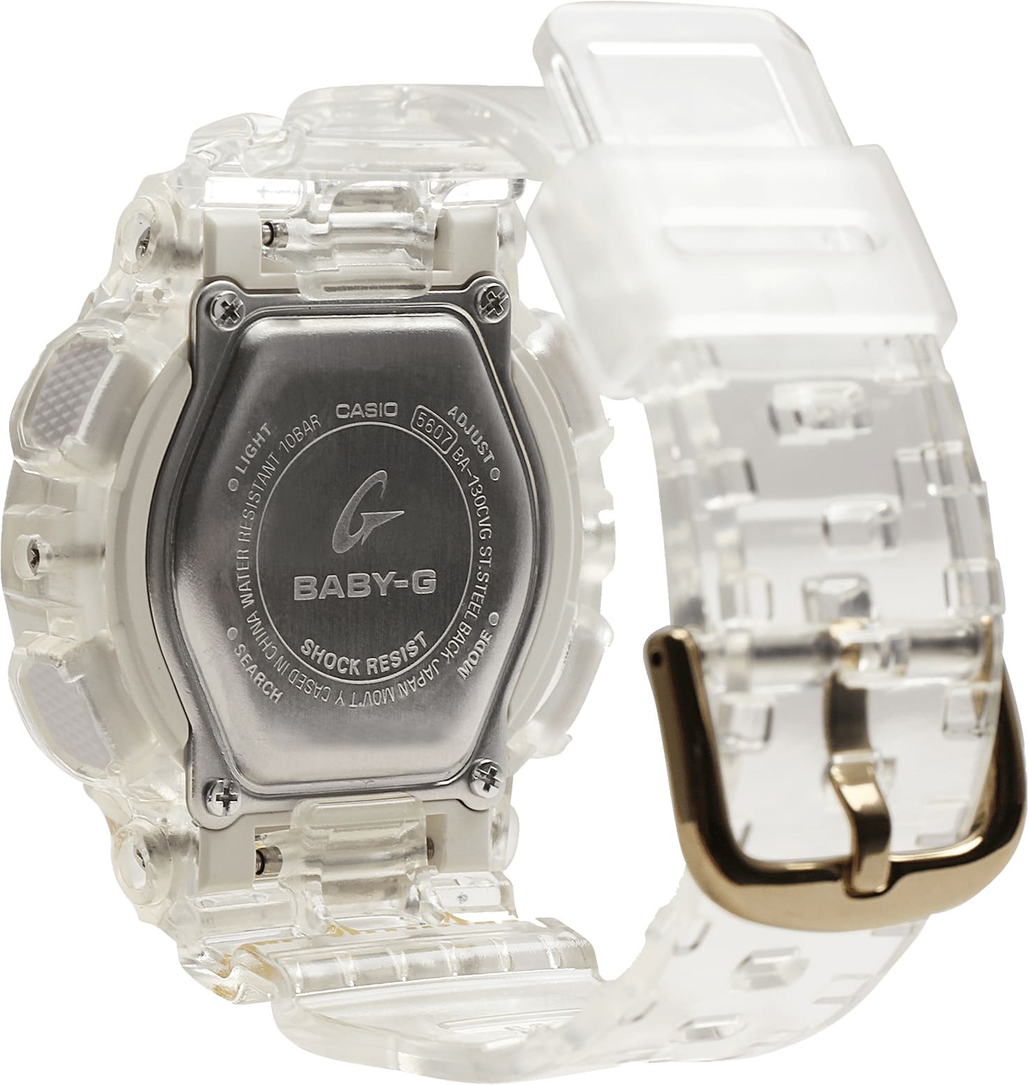 Casio Casio Baby-G BA-130CVG-7A, baby-g япония женские часы на браслете пластик боковой вид
