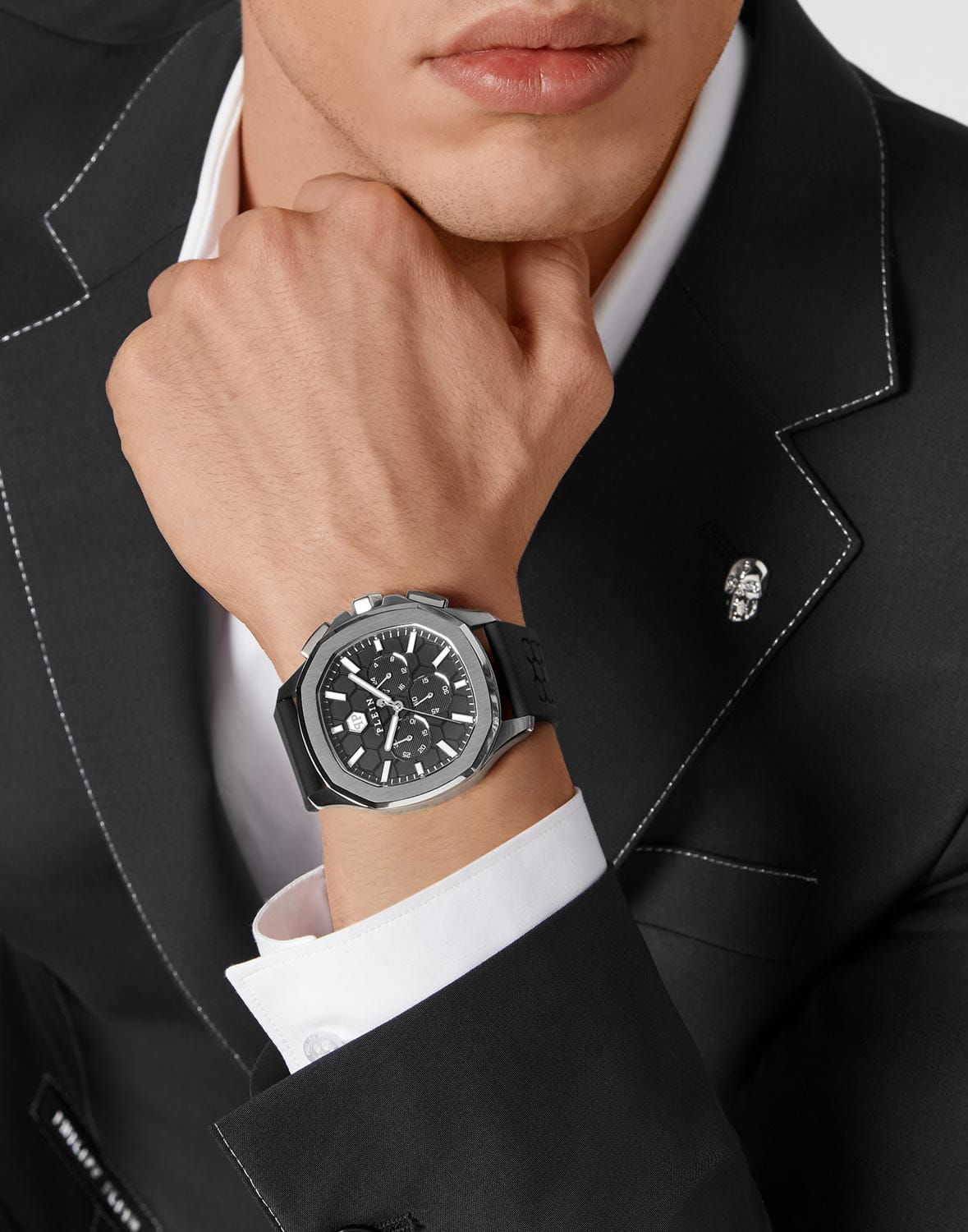 Philipp Plein Philipp Plein Plein Philipp PWSAA0123 , наручные мужские часы фото под углом