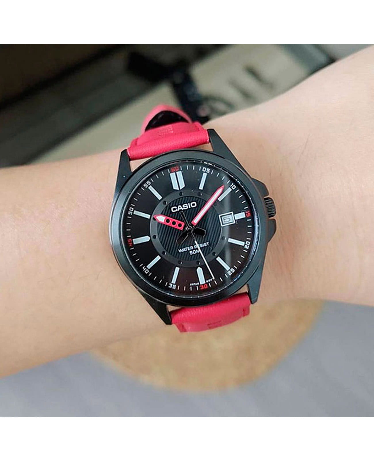 Casio Casio Collection MTP-E700BL-1E , наручные мужские часы фото под углом