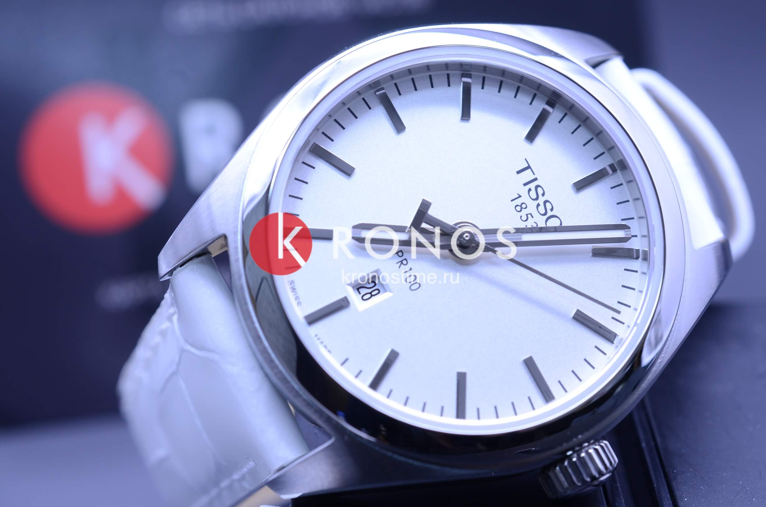 Tissot Tissot PR 100 Lady T101.210.16.031.00 женские часы белый циферблат на запястье