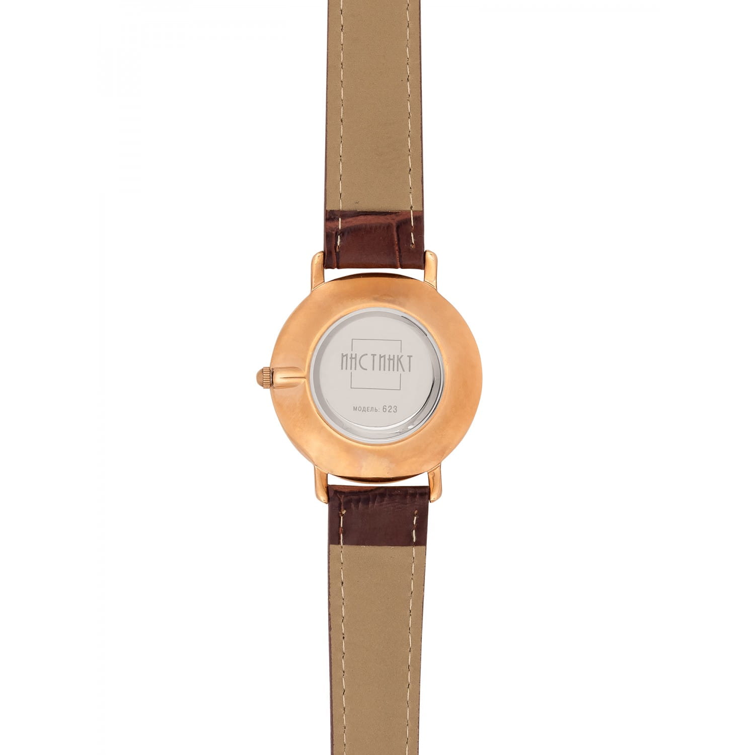 Слава Слава Инстинкт 6239485/2025  - задняя крышка латунь корпуса, россия часы