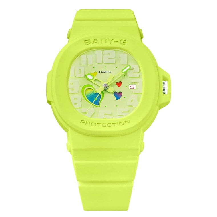 Casio Casio Baby-G BGA-10-3A женские часы зеленый циферблат на запястье
