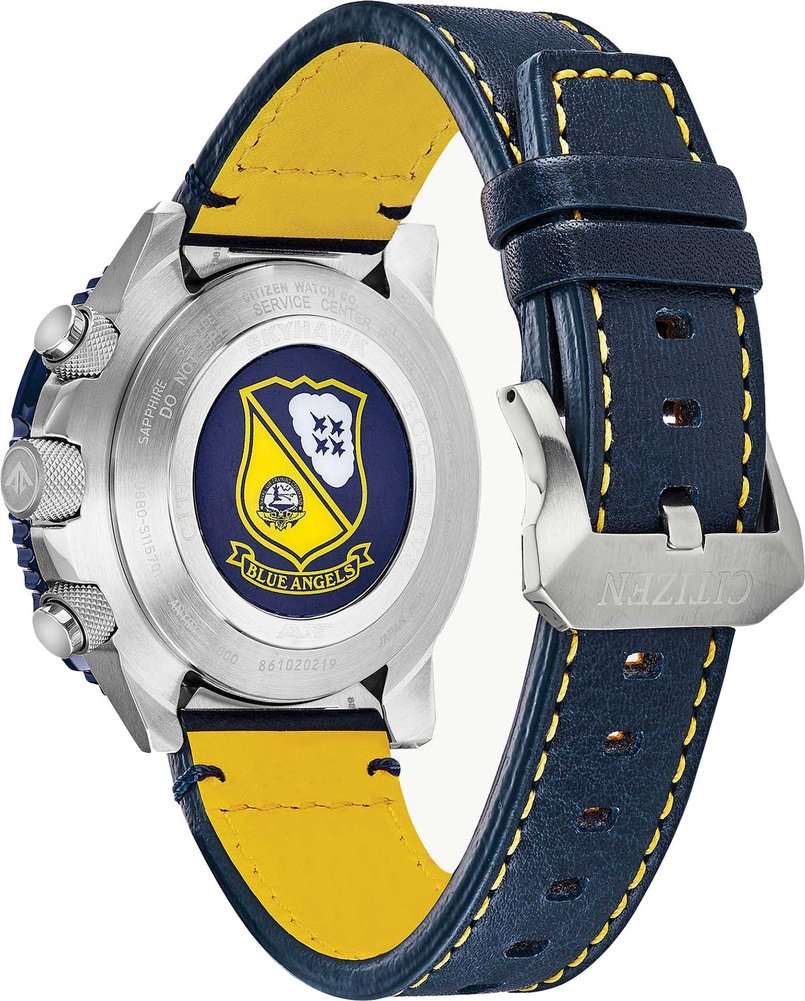 Citizen Citizen Promaster JY8078-01L кварцевые мужские часы часы крупный план синий циферблата