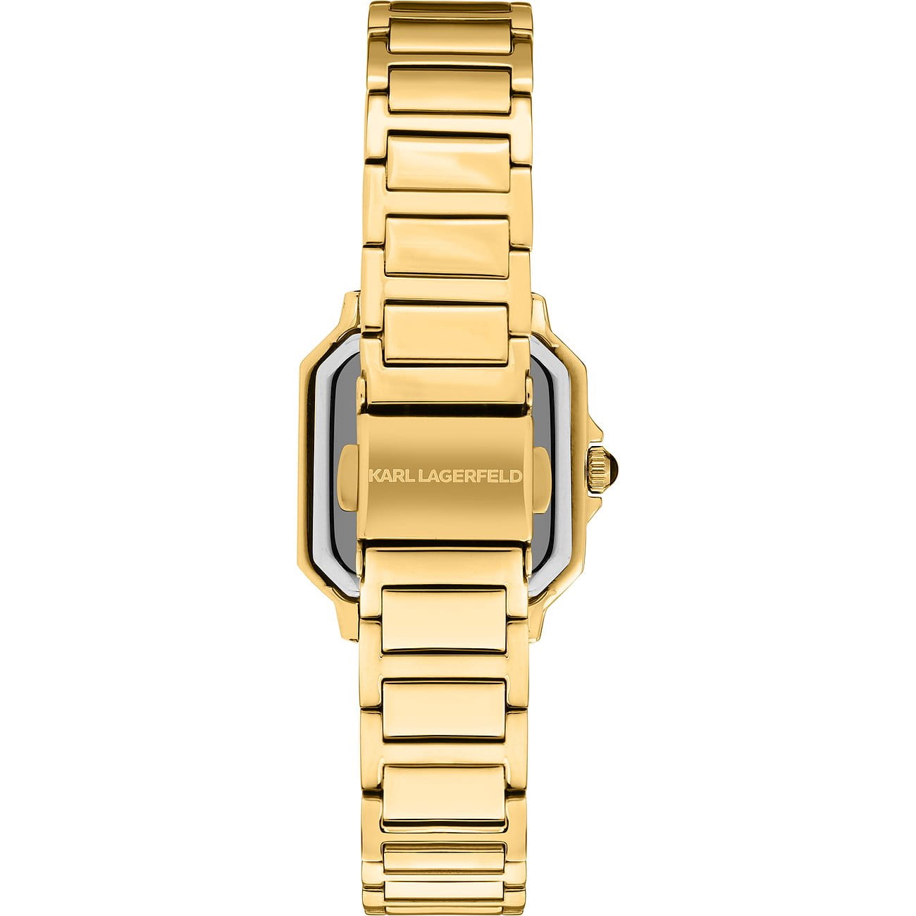Karl Lagerfeld Karl Lagerfeld Square Classics R0553102501,  сша женские часы на браслете нержавеющая сталь с ip-покрытием боковой вид