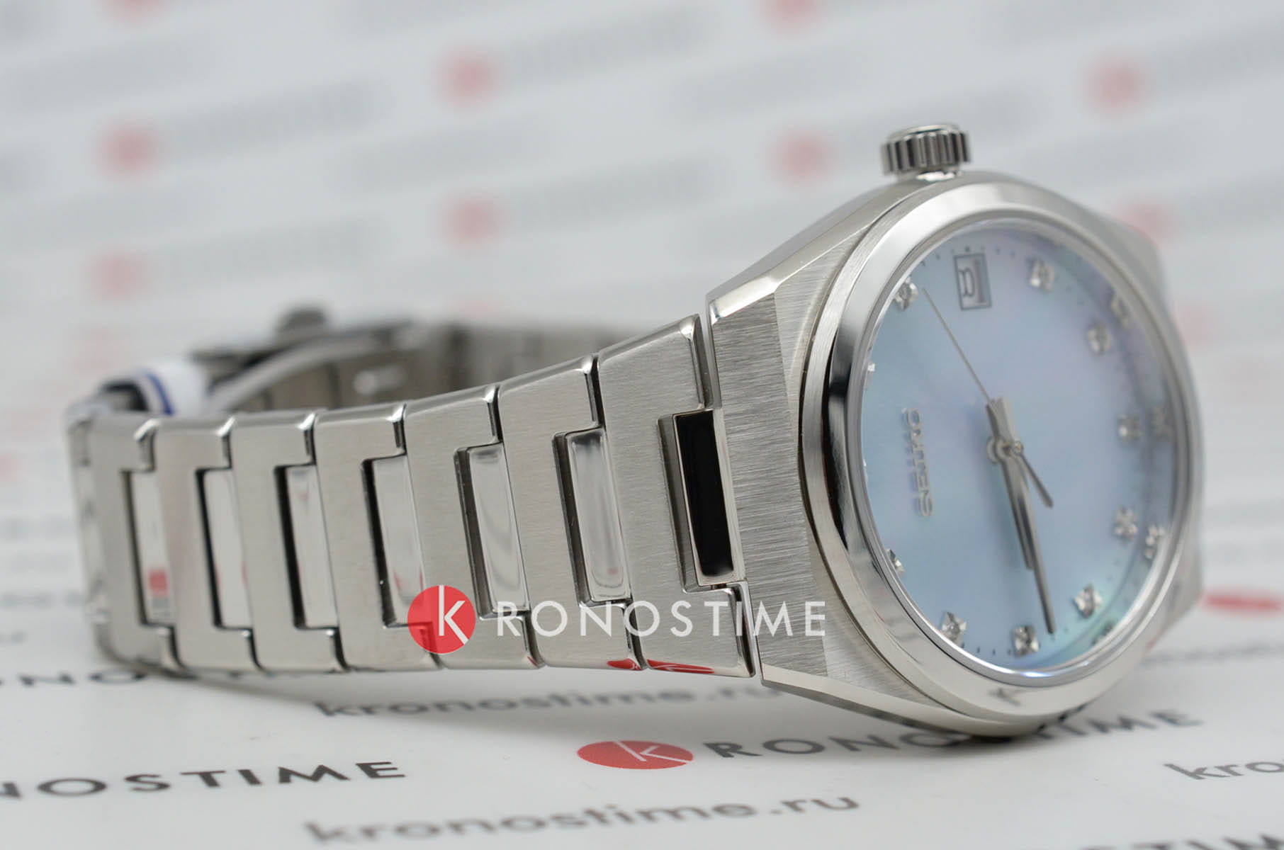 Seiko Seiko Conceptual Series Dress SUR603P1 женские часы голубой циферблат на запястье