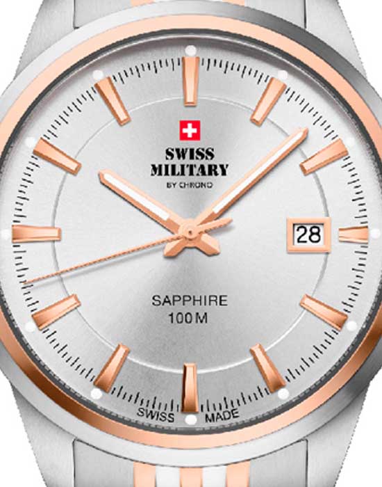 Swiss Military by Chrono Swiss Military by Chrono Classic SM34104.07 , наручные мужские часы фото под углом