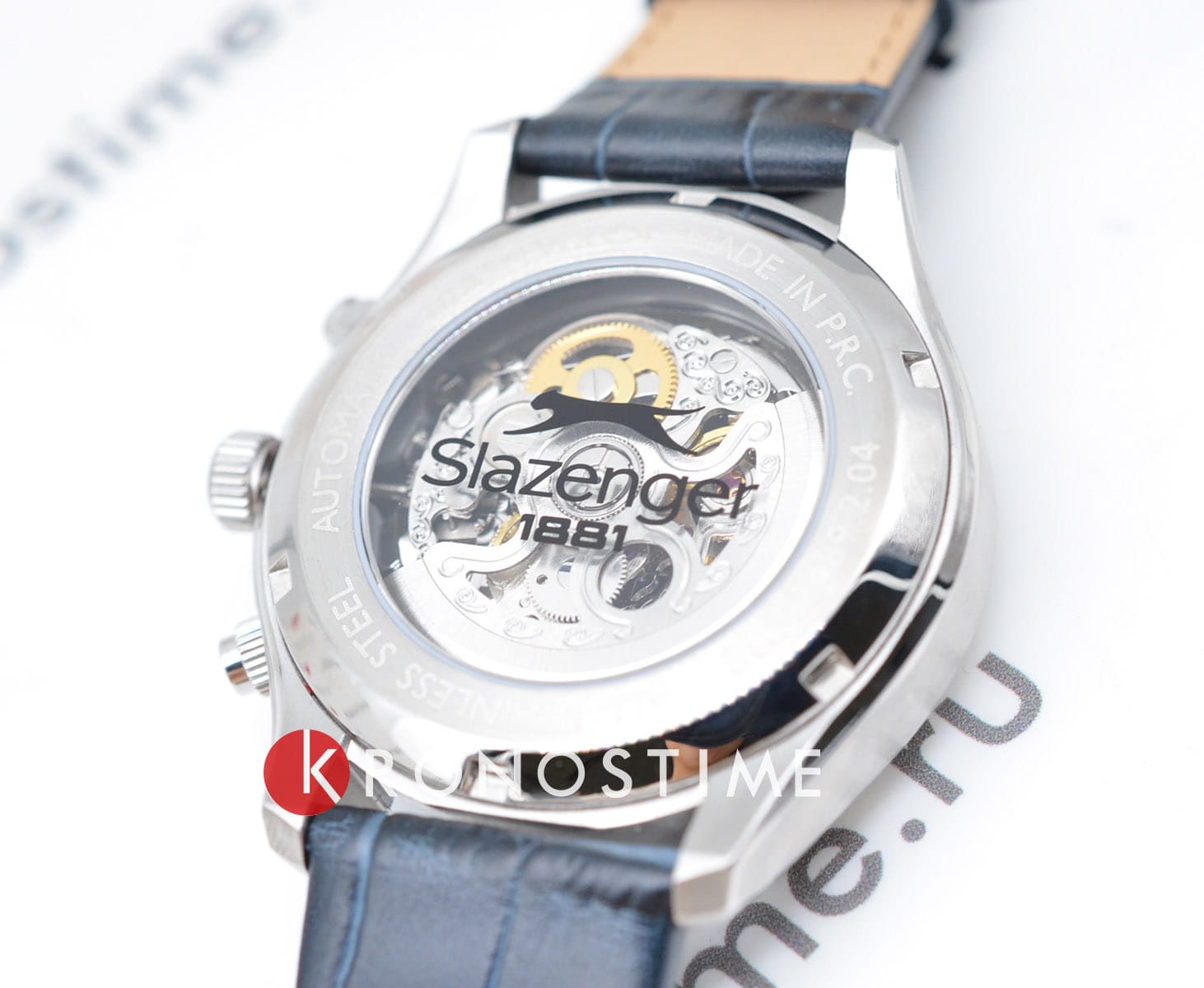 Slazenger Slazenger SL.09.2489.2.04  - задняя крышка металл сталь корпуса, англия часы