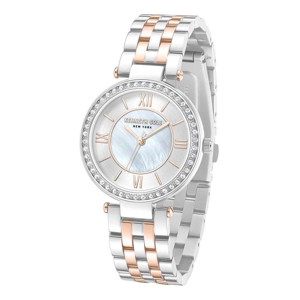 Kenneth Cole Kenneth Cole Modern Classic KCWLG0062203,  сша женские часы на браслете нержавеющая сталь с ip-покрытием боковой вид
