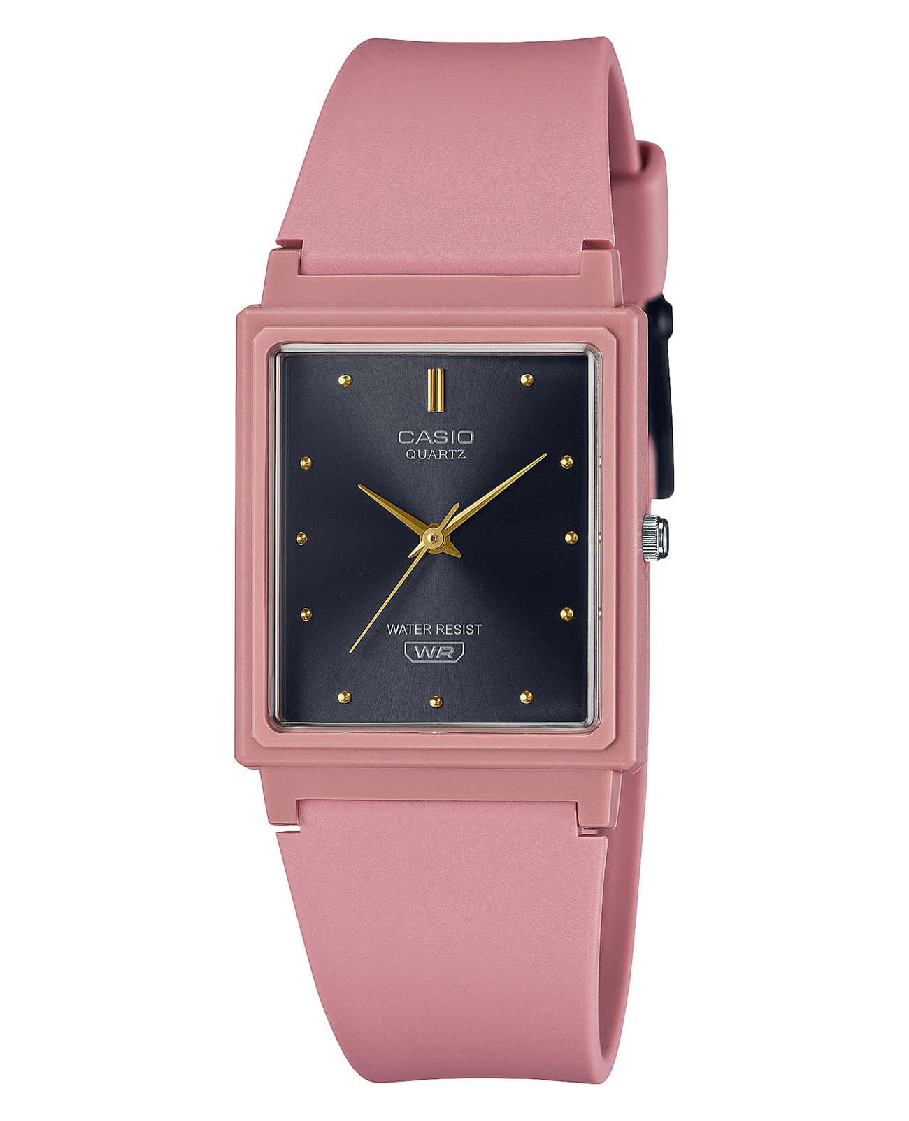 Casio Casio Collection MQ-38UC-4A  MQ-38UC-4A кварцевые мужские часы черный циферблат, браслет пластик — вид спереди