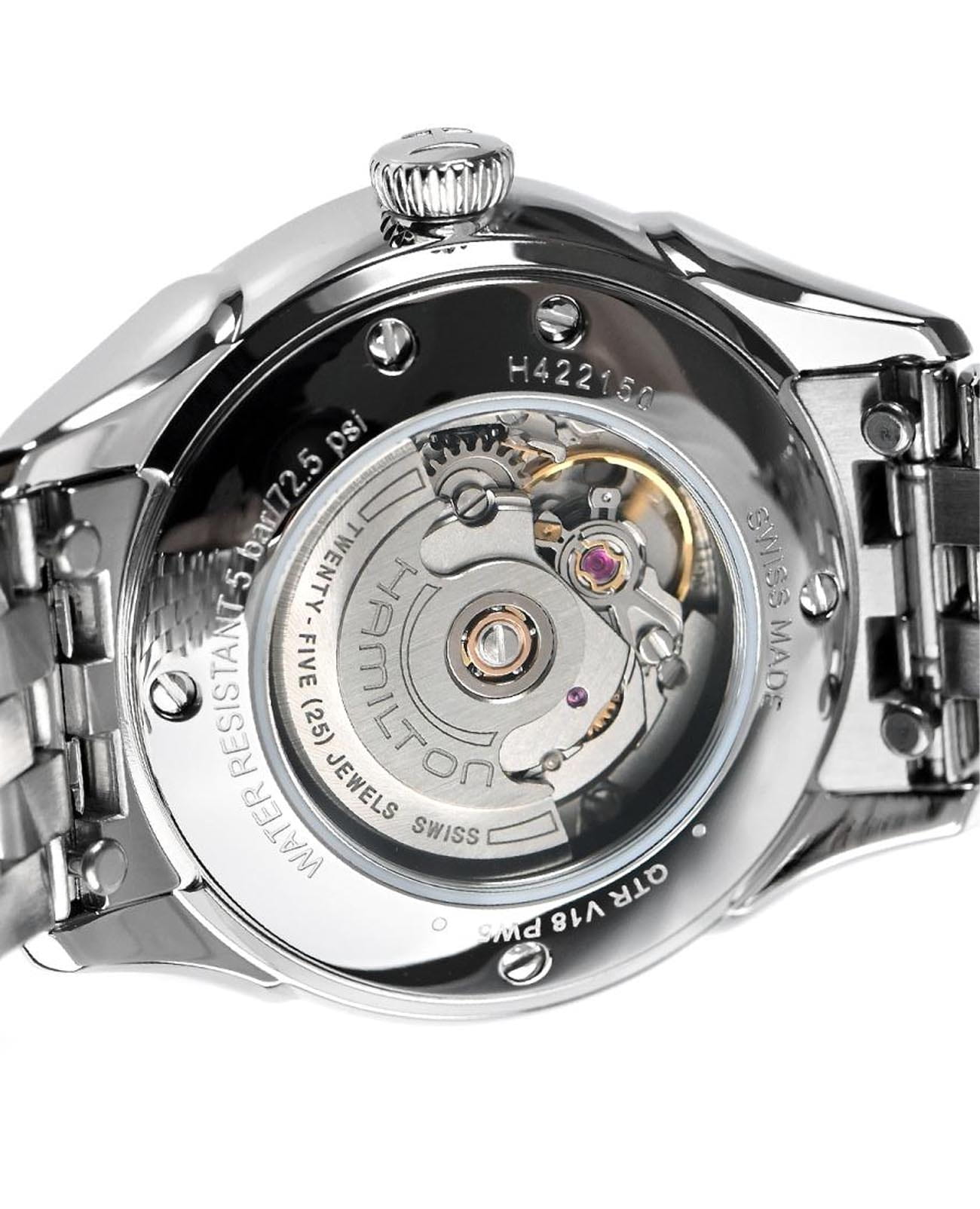 Оригинальные часы Hamilton Hamilton Jazzmaster Lady Auto H42215111 механические калибр механизма eta 2671 общий вид