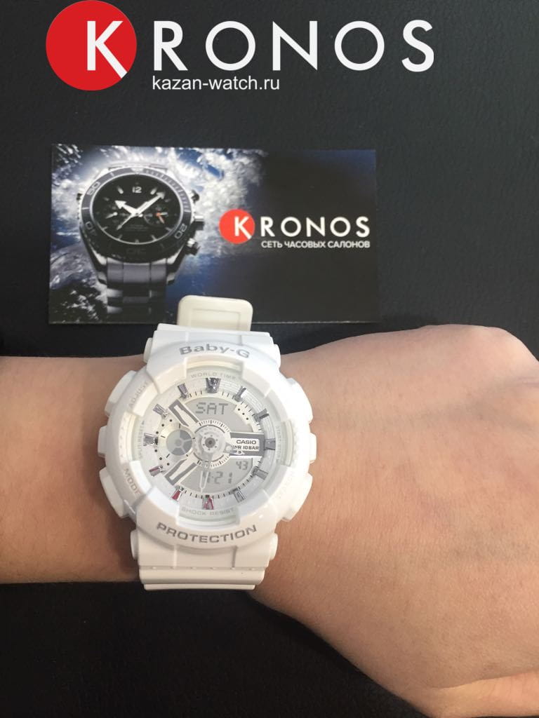 Casio Casio Baby-G BA-110-7A3 кварцевые часы с аксессуарами женские часы модель BA-110-7A3