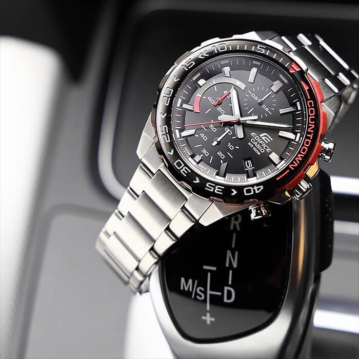 Casio Casio Edifice EFR-566DB-1A EFR, наручные мужские часы фото под углом