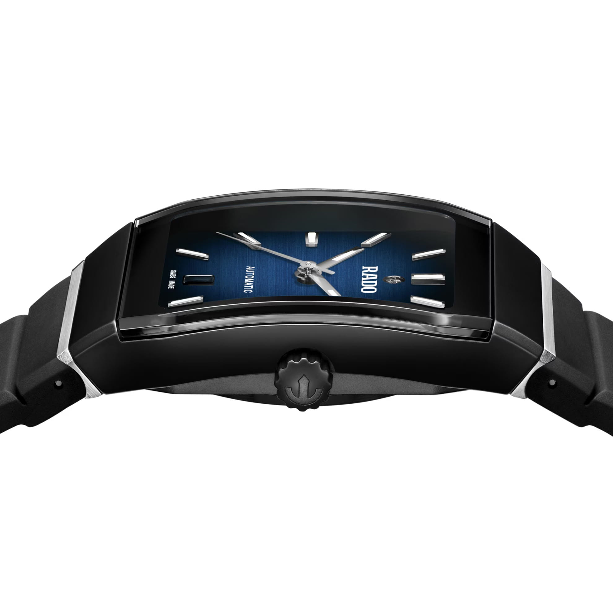 Rado Rado Anatom Automatic R10202209, anatom automatic швейцария мужские часы на браслете каучук боковой вид