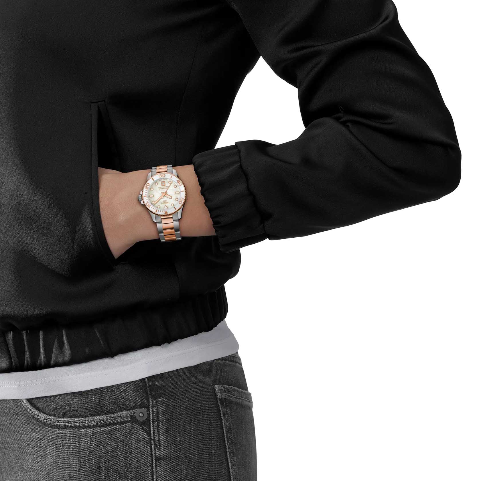 Tissot Tissot Seastar 1000 36mm T120.210.22.111.00 T1202102211100 оригинальные женские часы в комплекте с коробкой