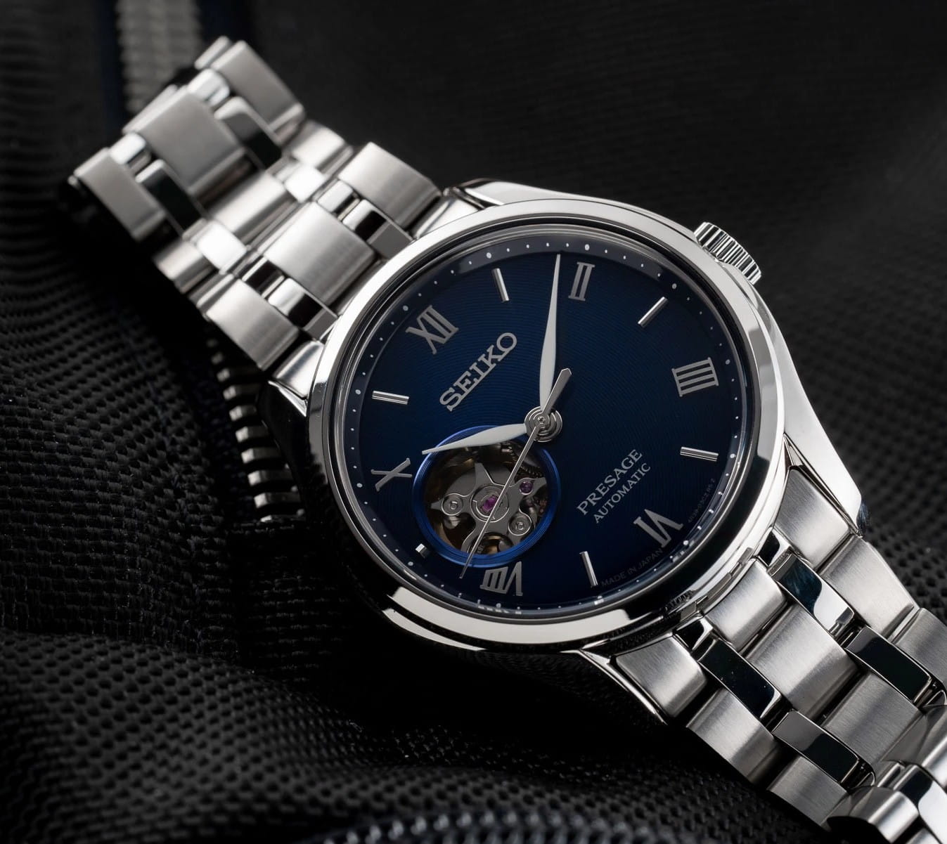 Seiko Seiko Presage SSA411J1 женские часы синий циферблат на запястье