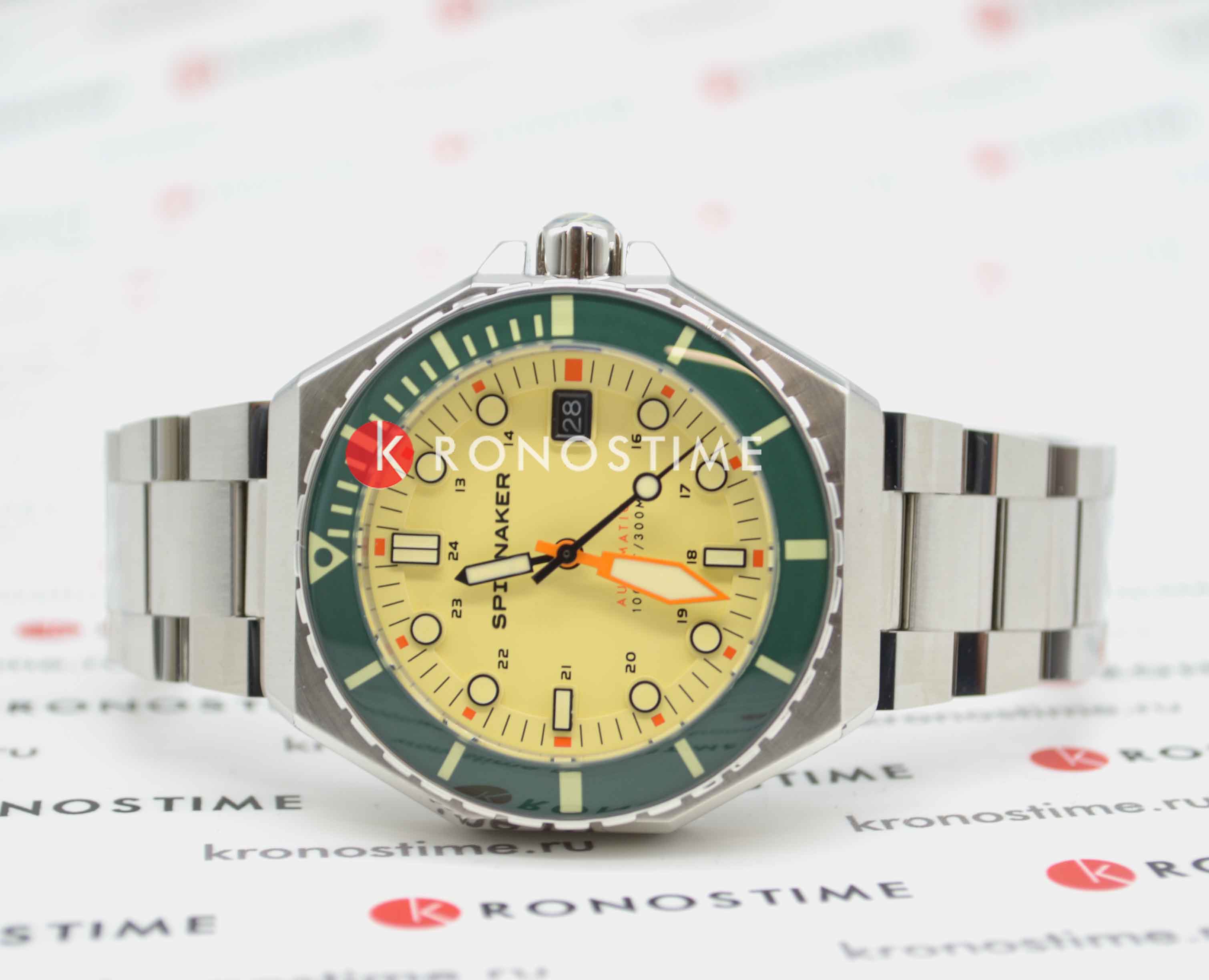 Spinnaker SP-5081-CC мужские часы застежка крупным планом