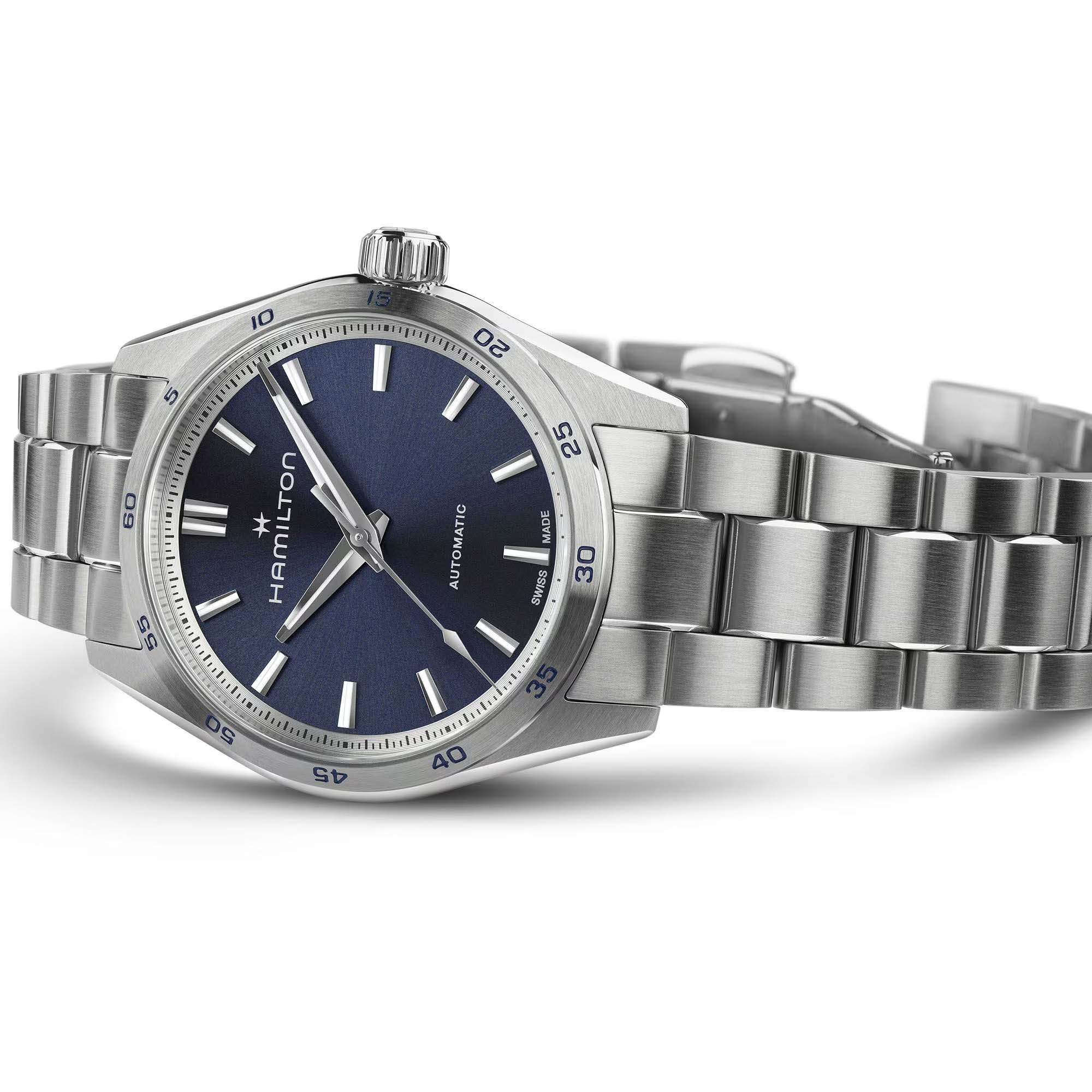 Оригинальные часы Hamilton Hamilton Jazzmaster Performer Auto H36115140 механические калибр механизма h-10 общий вид