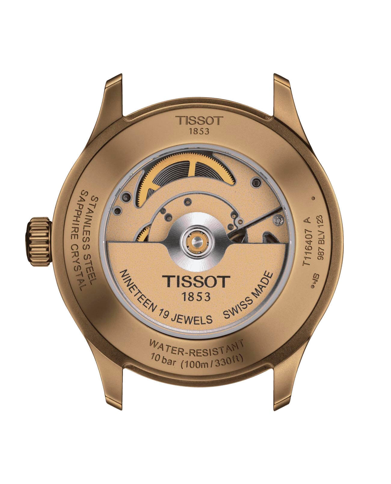 Оригинальные часы Tissot Tissot Gent XL Swissmatic T116.407.36.051.00 механические калибр механизма swissmatic общий вид