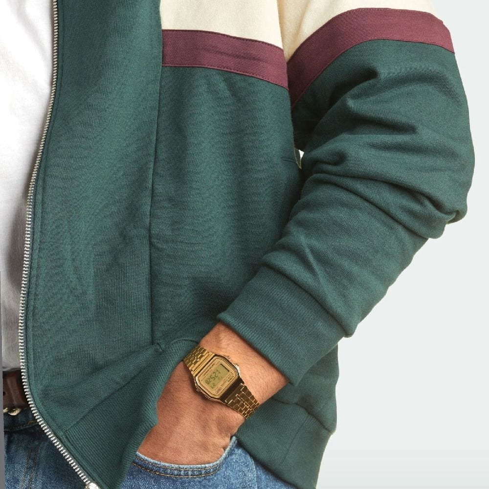 Casio Casio Vintage A158WETG-9A мужские часы золотой циферблат на запястье