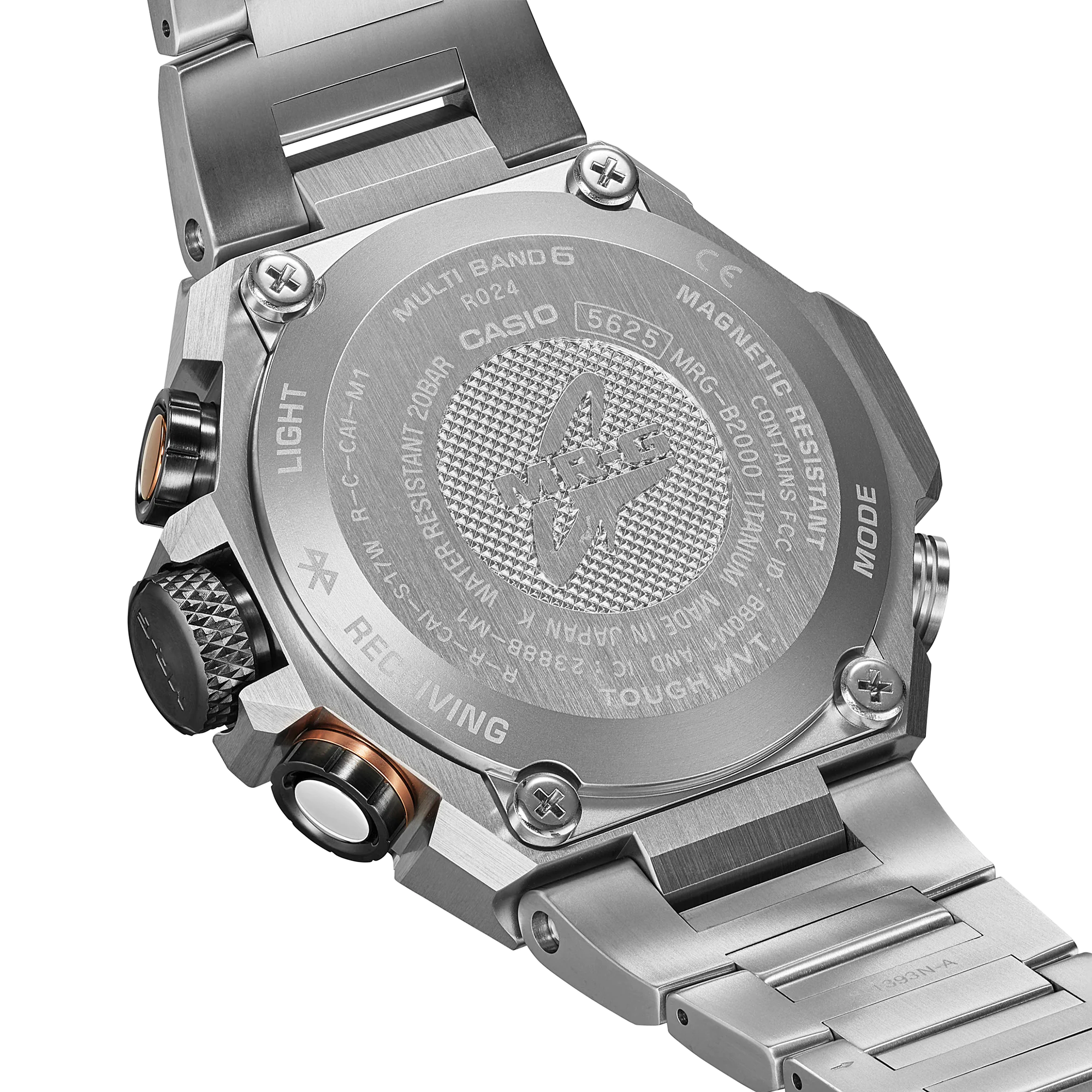 Casio Casio G-Shock MRG-B2000D-1ADR (MRG-B2000D-1A) электронные мужские часы часы крупный план черный циферблата