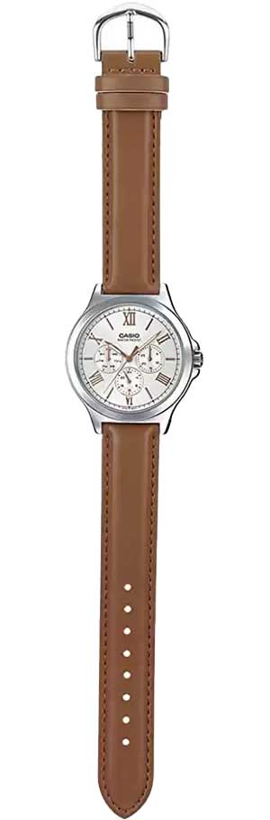 Casio Casio Collection MTP-V300L-7A2 мужские часы белый циферблат на запястье