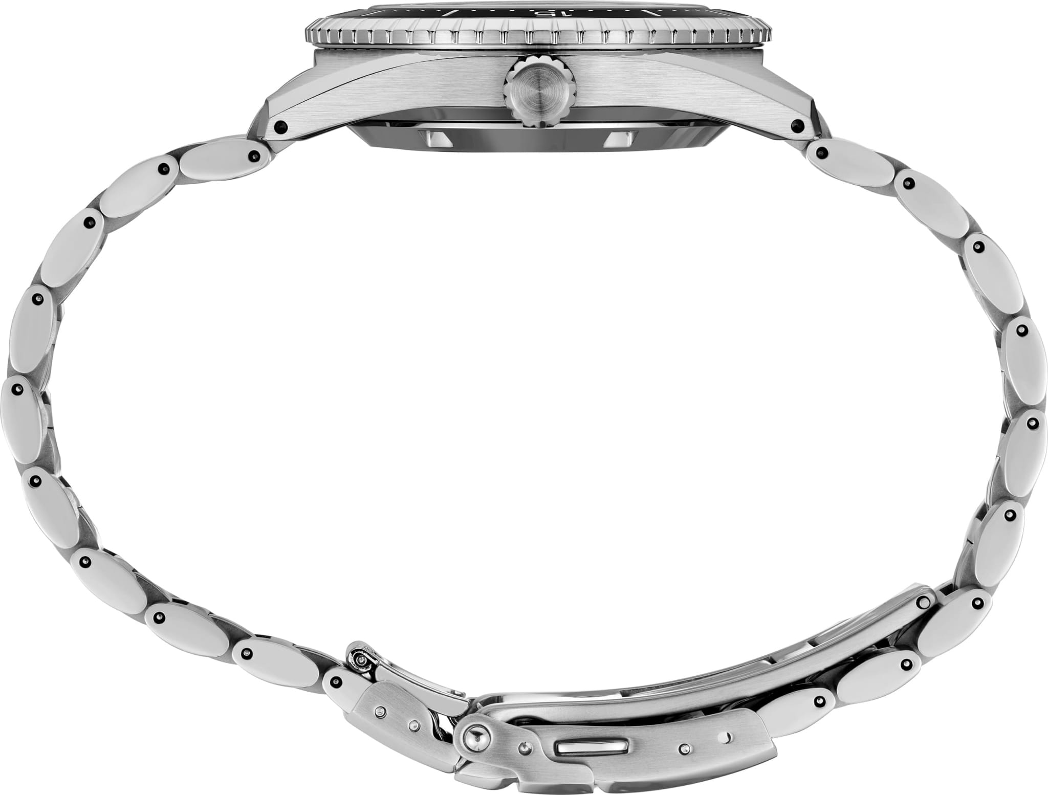 Seiko Seiko Prospex Marinemaster SJE117, prospex япония мужские часы на браслете нержавеющая сталь боковой вид