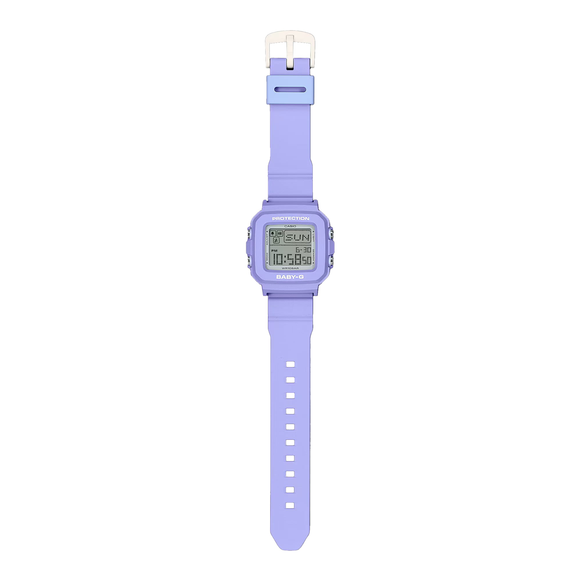 Casio Casio Baby-G BGD-10K-6DR (BGD-10K-6), baby-g япония женские часы на браслете пластик боковой вид