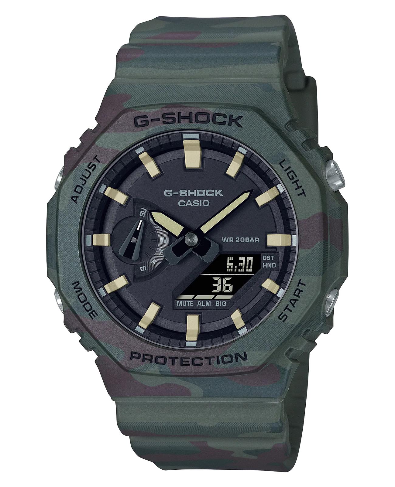 Casio Casio G-Shock GAE-2100WE-3A  — детали корпуса и пластик