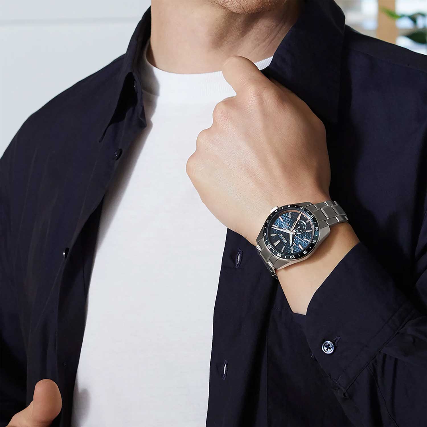 Seiko Seiko Presage Sharp Edged Series SPB303 Sharp Edged - задняя крышка сталь металл корпуса, япония часы