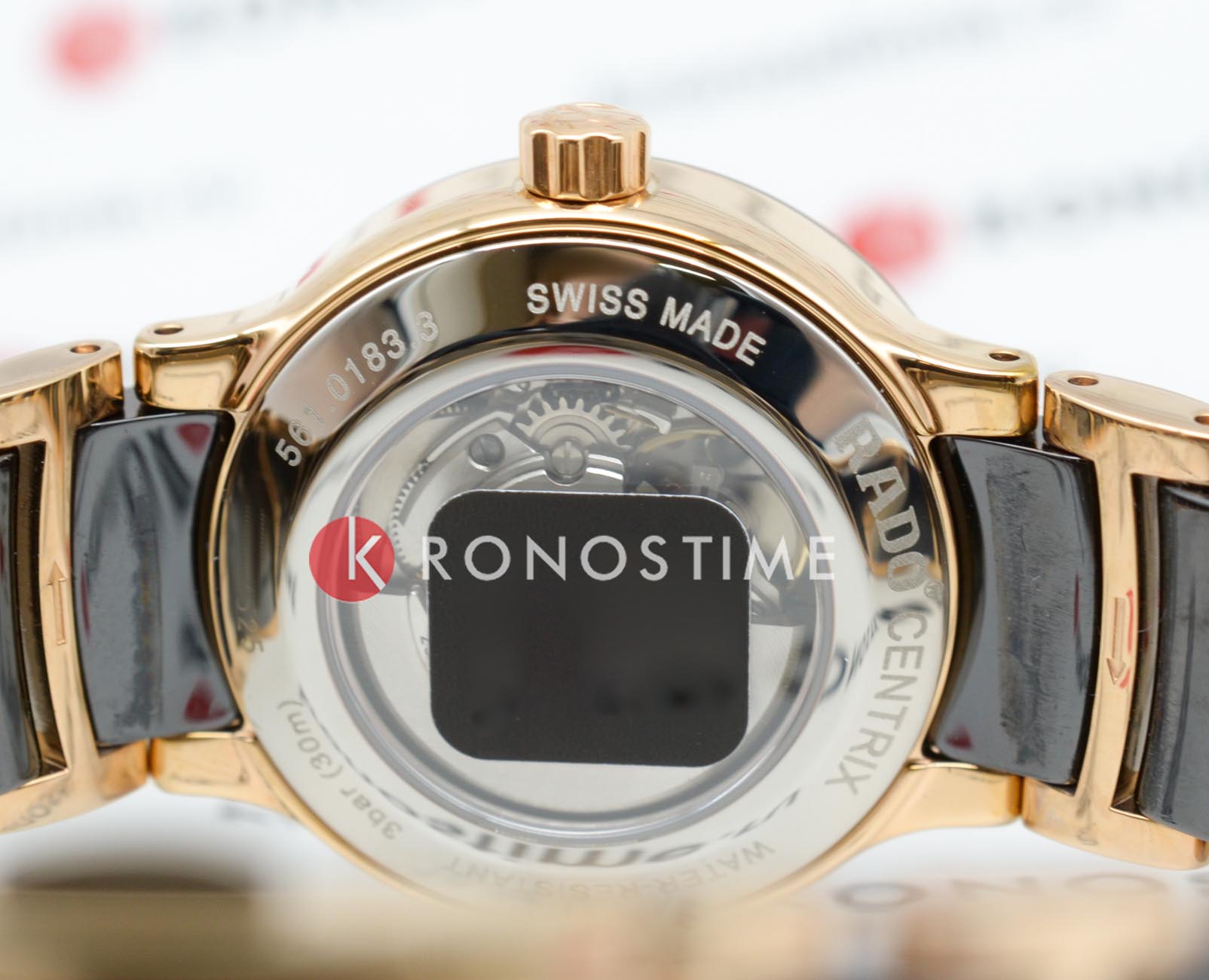 Оригинальные часы Rado Rado Centrix Automatic R30183172 механические калибр механизма eta 2671 общий вид