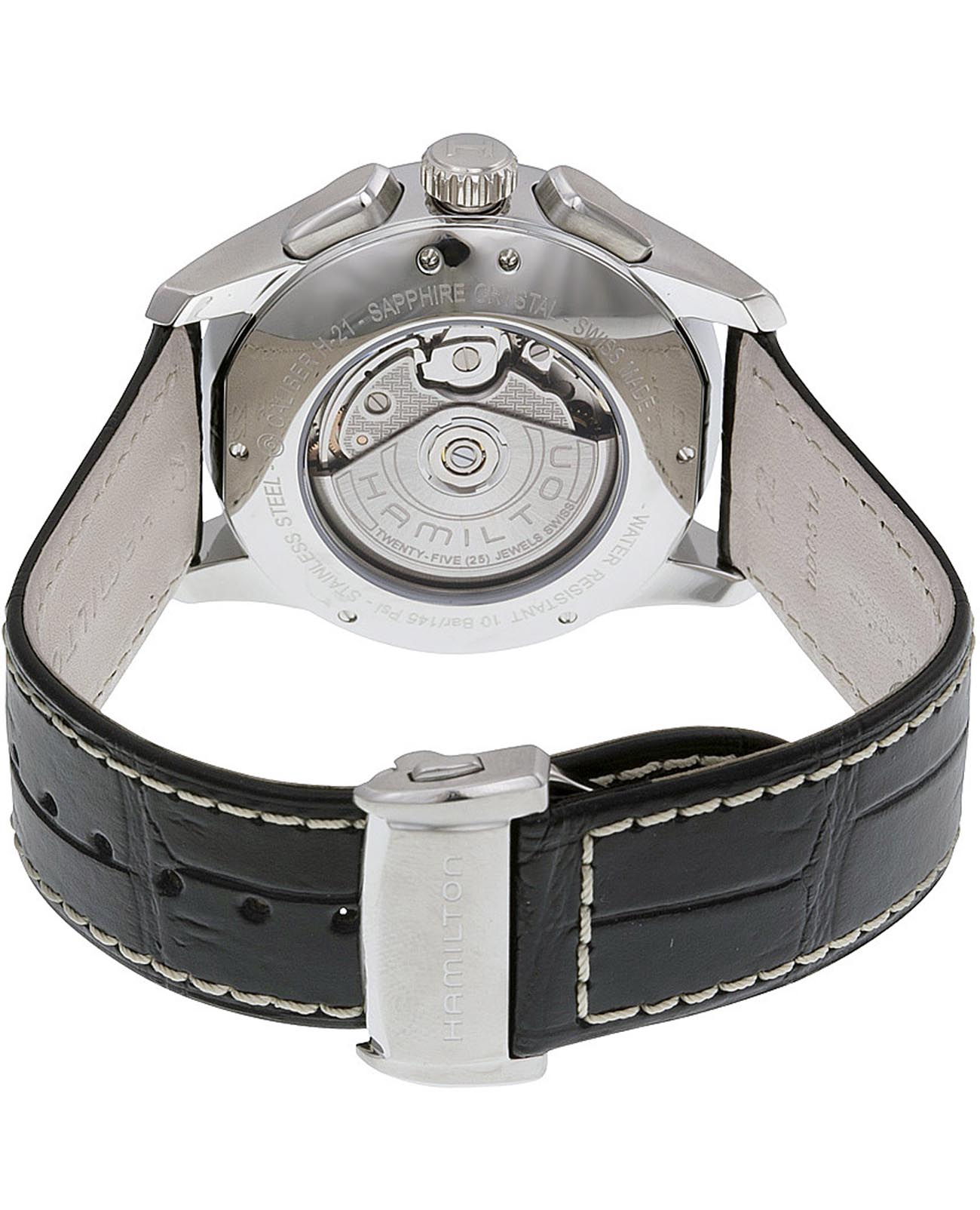 Hamilton Hamilton Jazzmaster Auto Chrono H32596781 , наручные мужские часы фото под углом