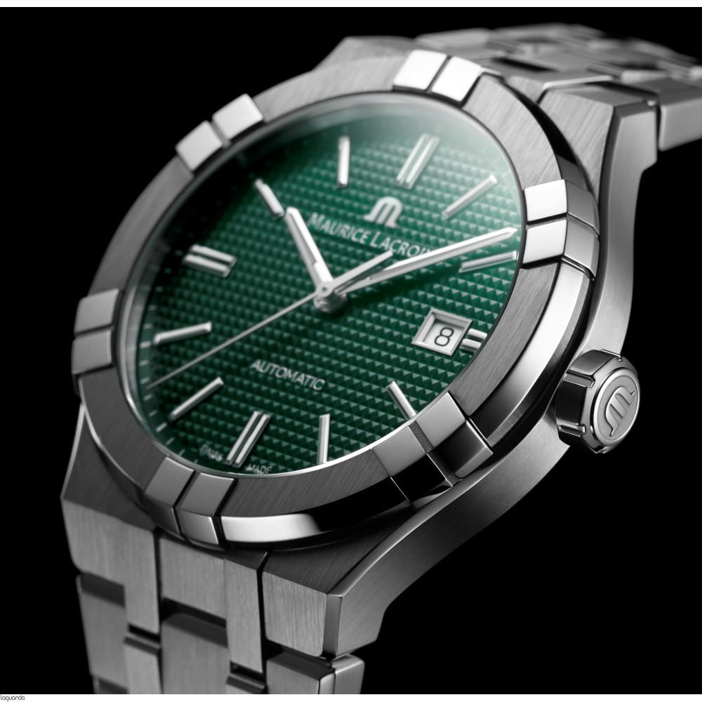 Maurice Lacroix Maurice Lacroix Aikon Automatic AI6007-SS002-630-1 мужские часы зеленый циферблат на запястье